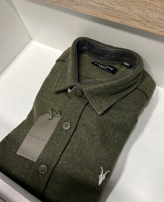 AllSaints Wool Shirt Jacket