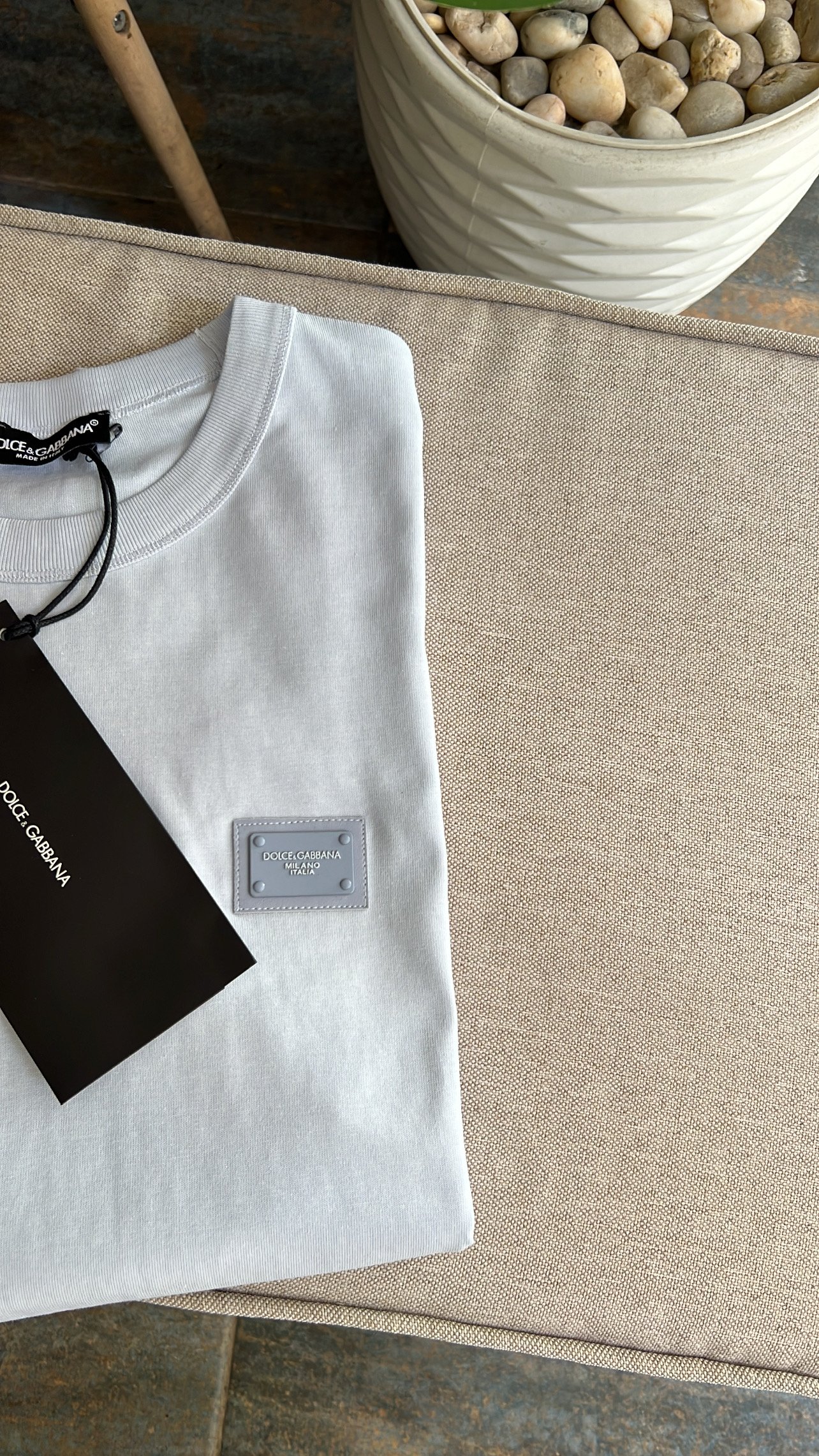 DOLCE & GABBANA Logo plaqué T-shirt - Image 4