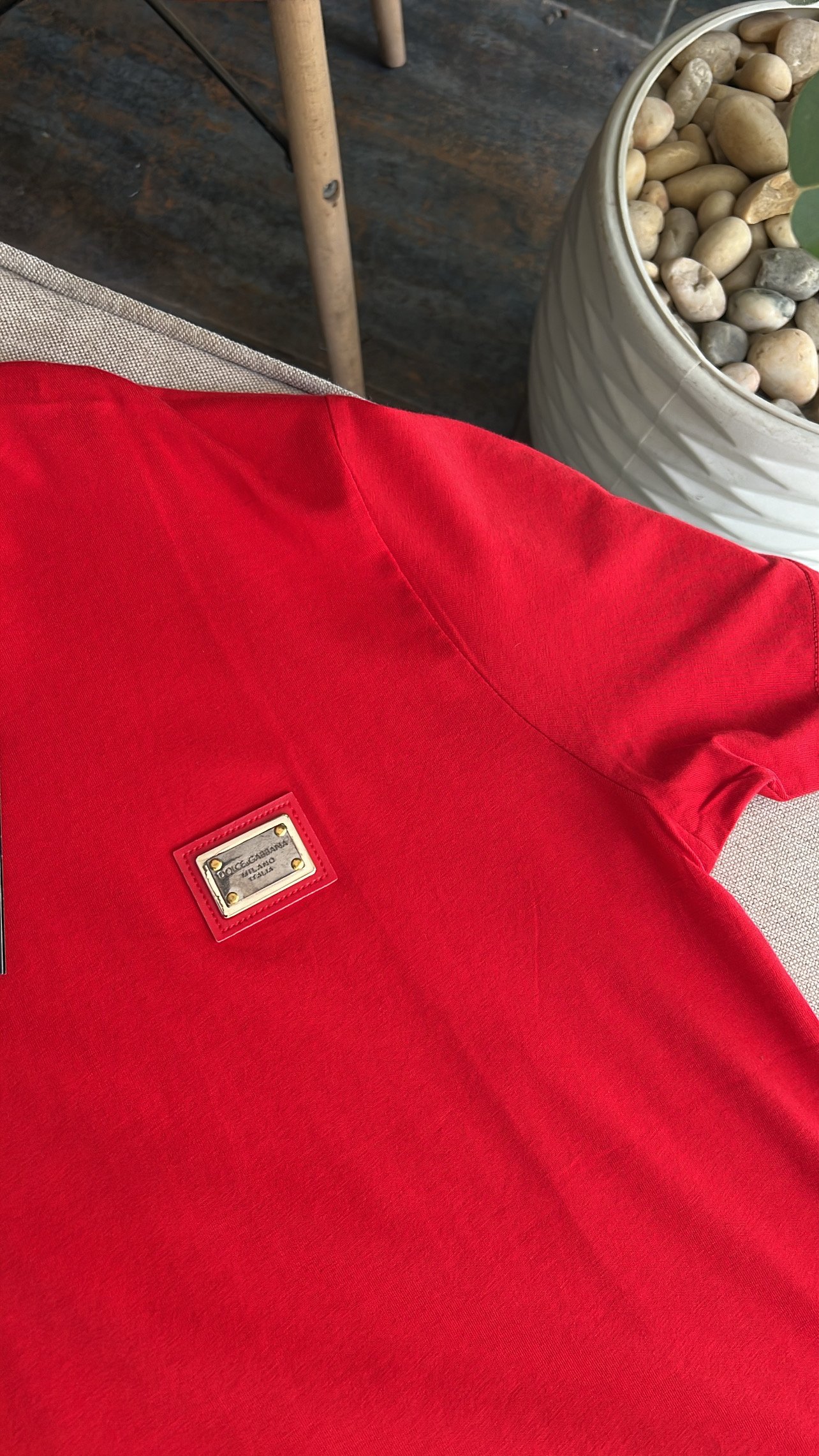 DOLCE & GABBANA Logo plaqué T-shirt - Image 3