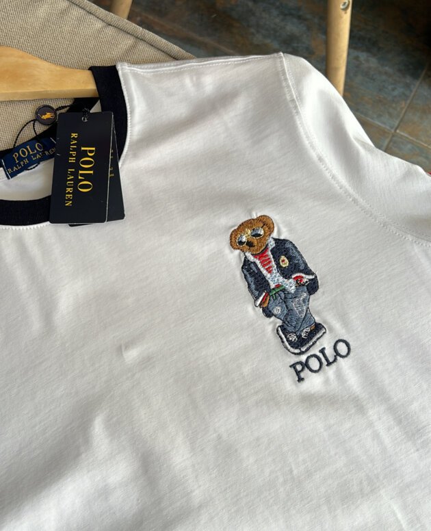 Polo Ralph Lauren Bear Collection embroidered-logo T-shirt