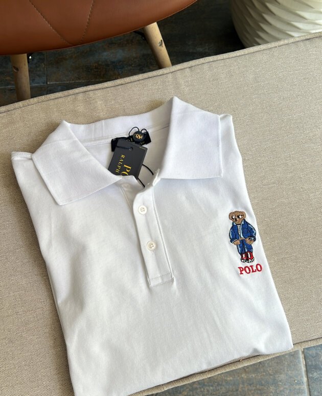 POLO RLPH LAUREN POLO BEAR MESH POLO CUSTOM FIT ANTIQUE ICONS BEAR