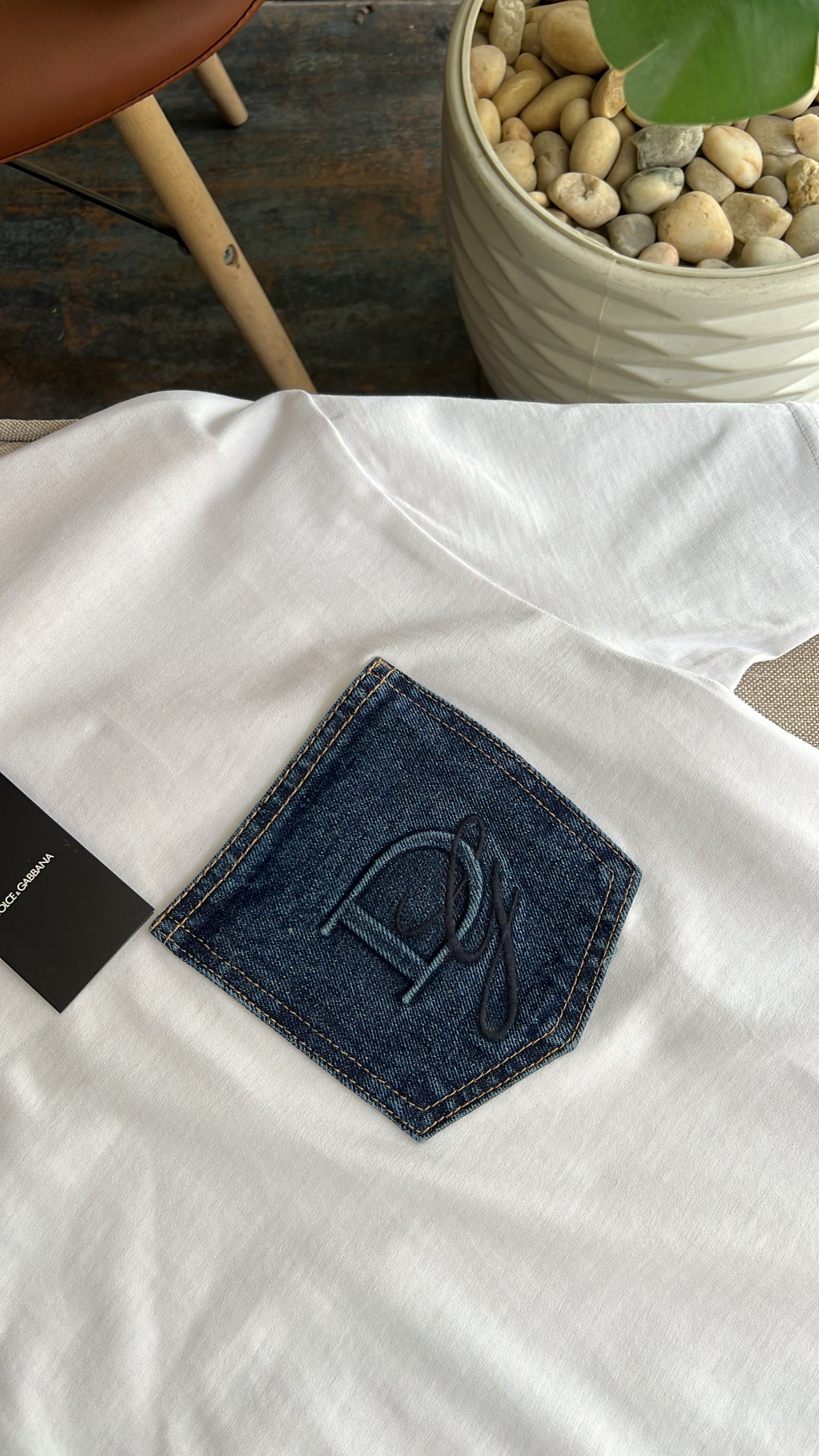 DOLCE & GABBANA DENIM POCKET
